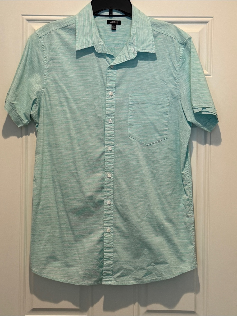 Apt. 9 Light Mint Short-Sleeve Button-Down Shirt